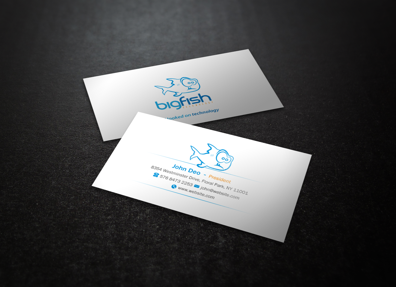 Business Card Design by Brand aid for Big Fish Computers | Design #8403501