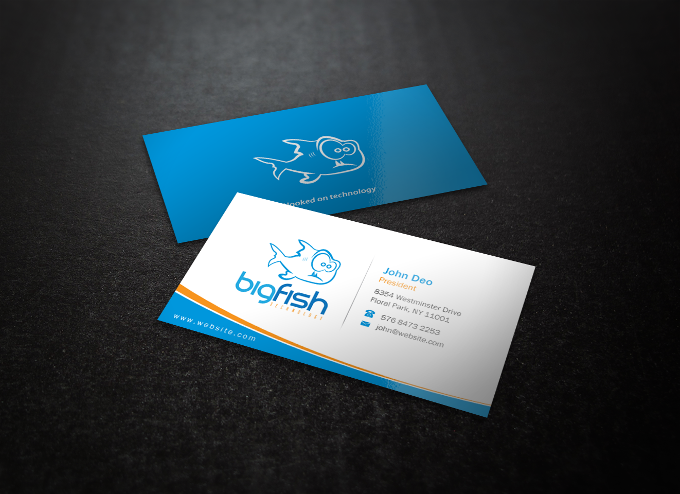Business Card Design by Brand aid for Big Fish Computers | Design #8403504