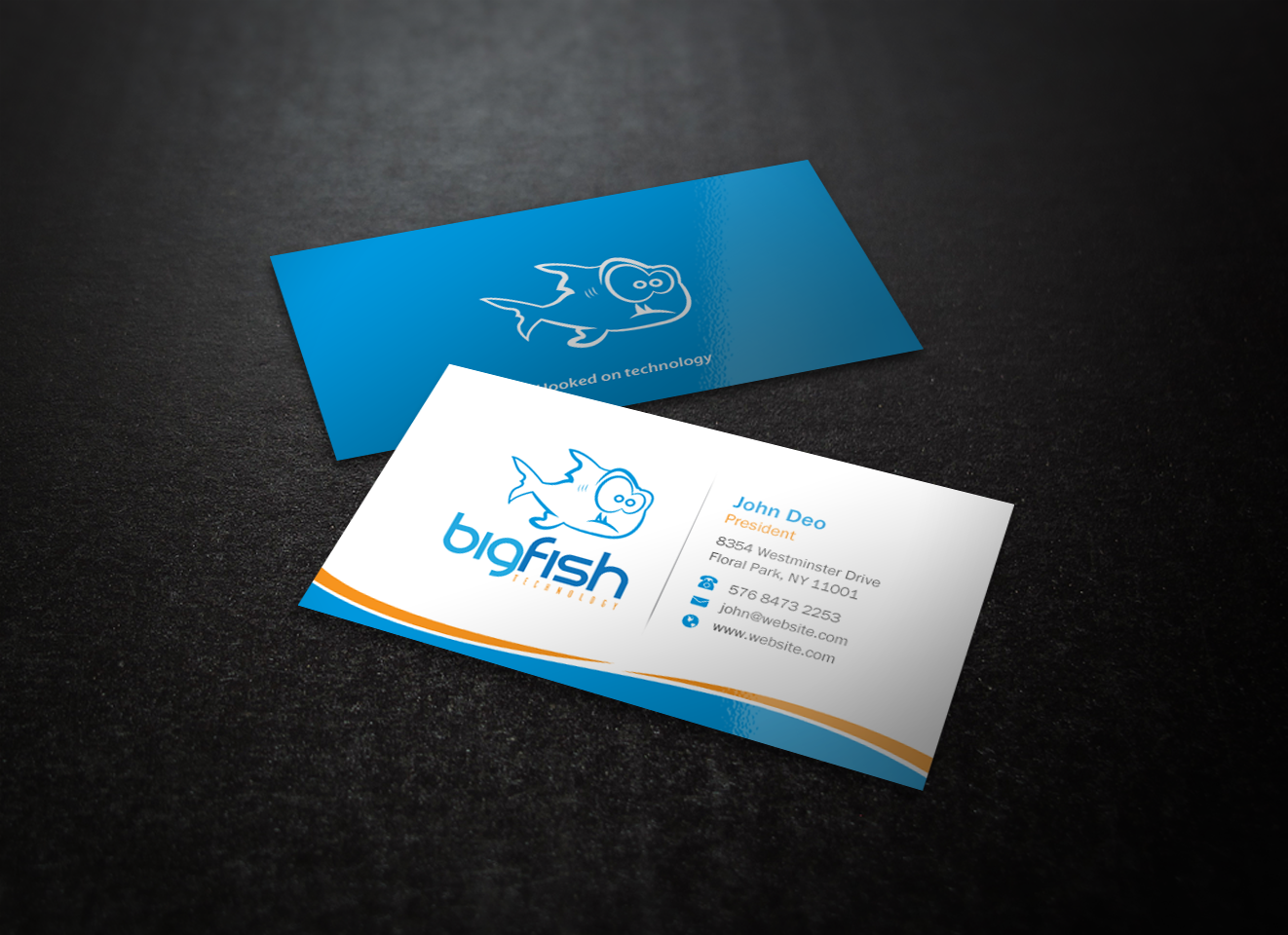 Business Card Design by Brand aid for Big Fish Computers | Design #8403505