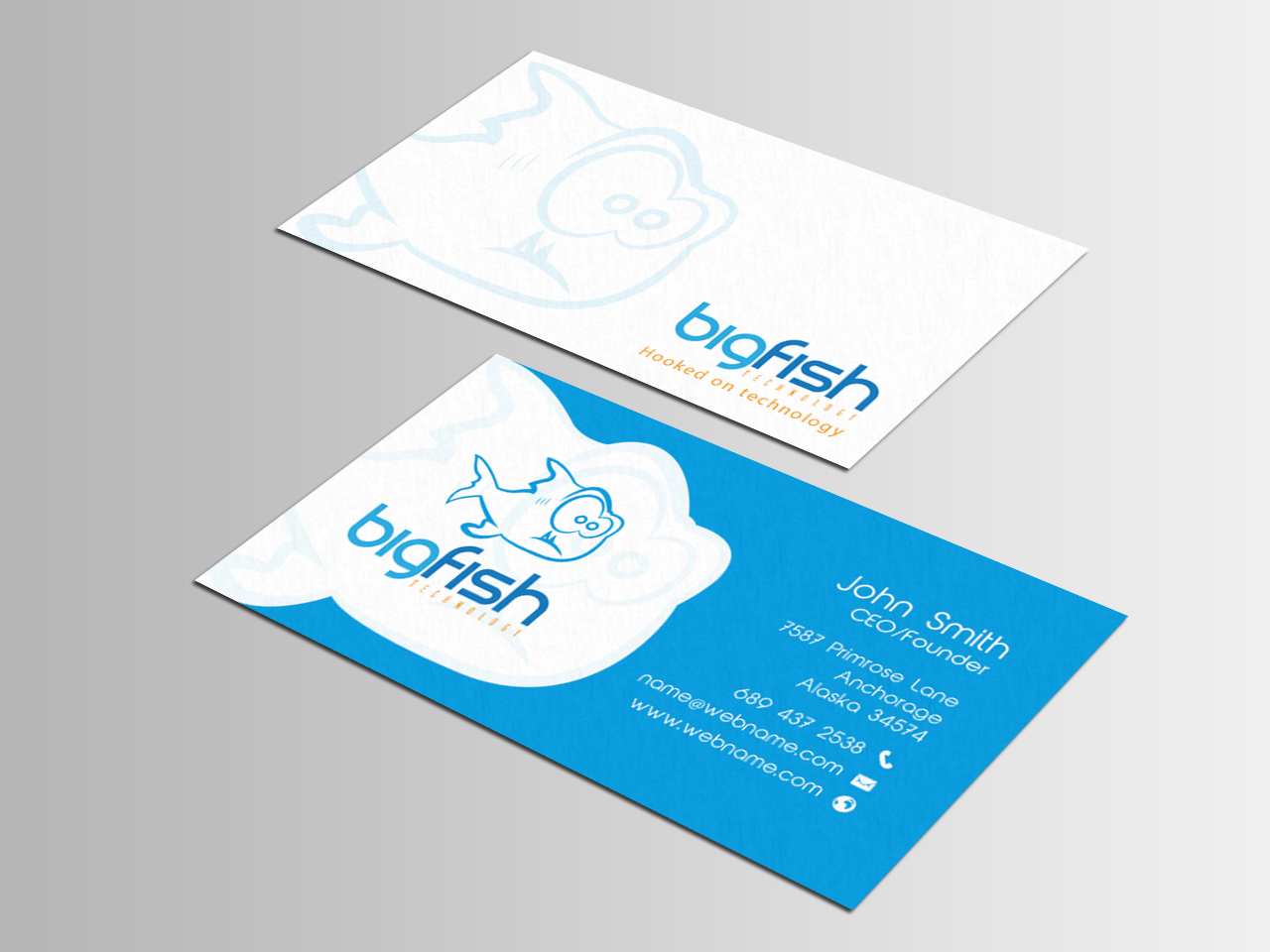 Business Card Design by chandrayaan.creative for Big Fish Computers | Design #8391818