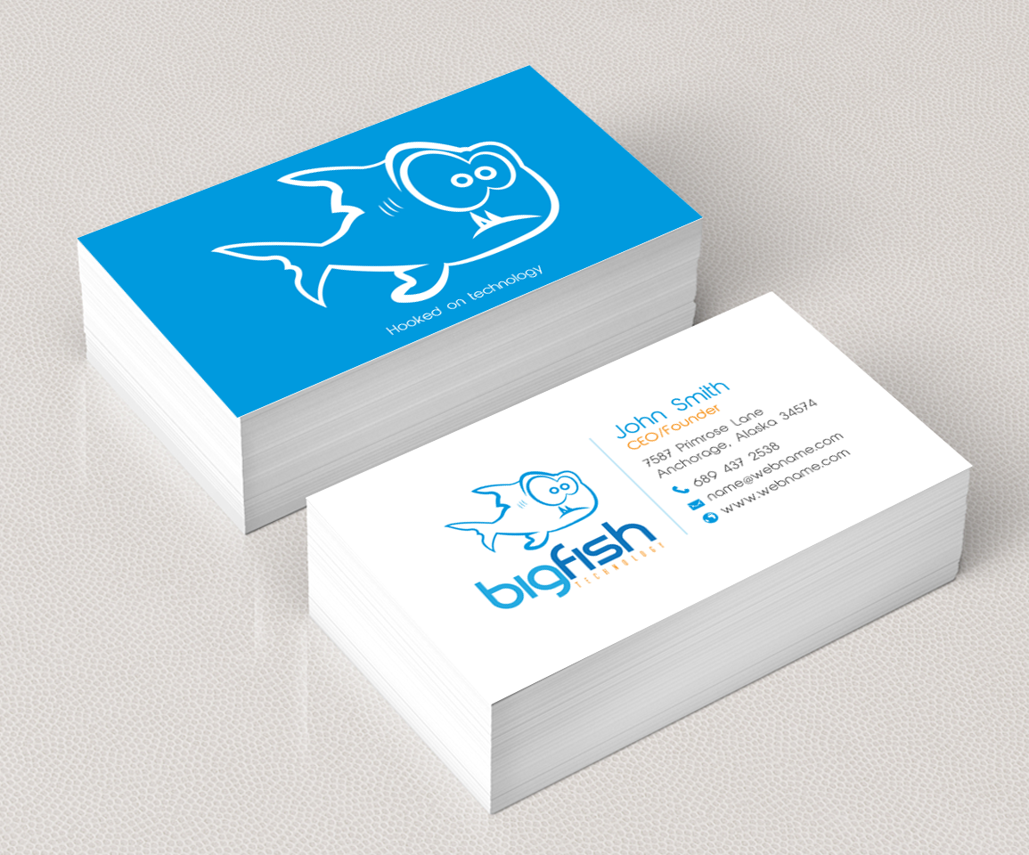 Business Card Design by chandrayaan.creative for Big Fish Computers | Design #8391823