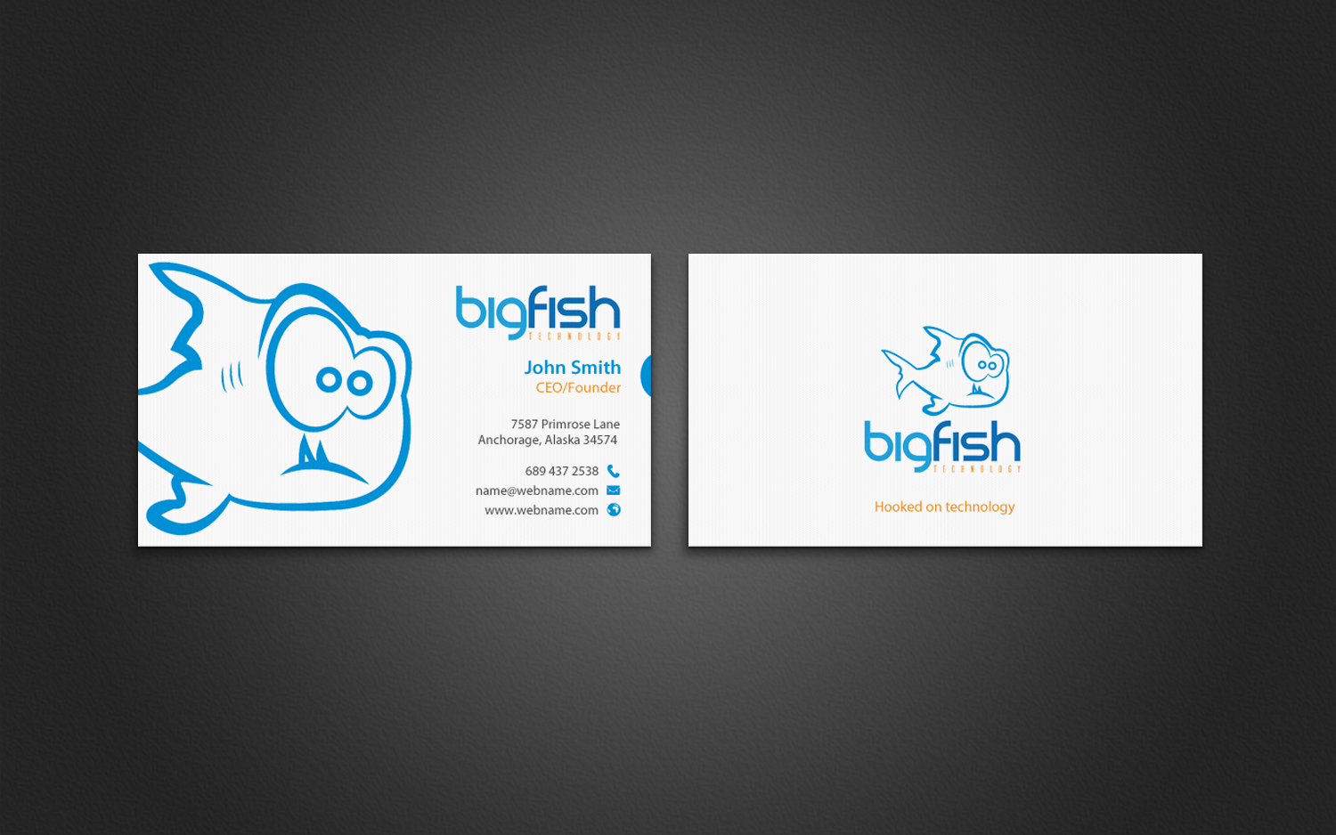 Business Card Design by chandrayaan.creative for Big Fish Computers | Design #8391825