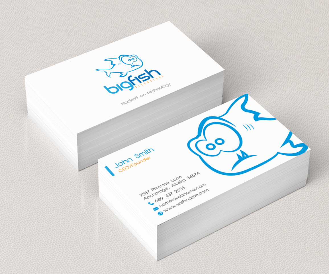Business Card Design by chandrayaan.creative for Big Fish Computers | Design #8391828