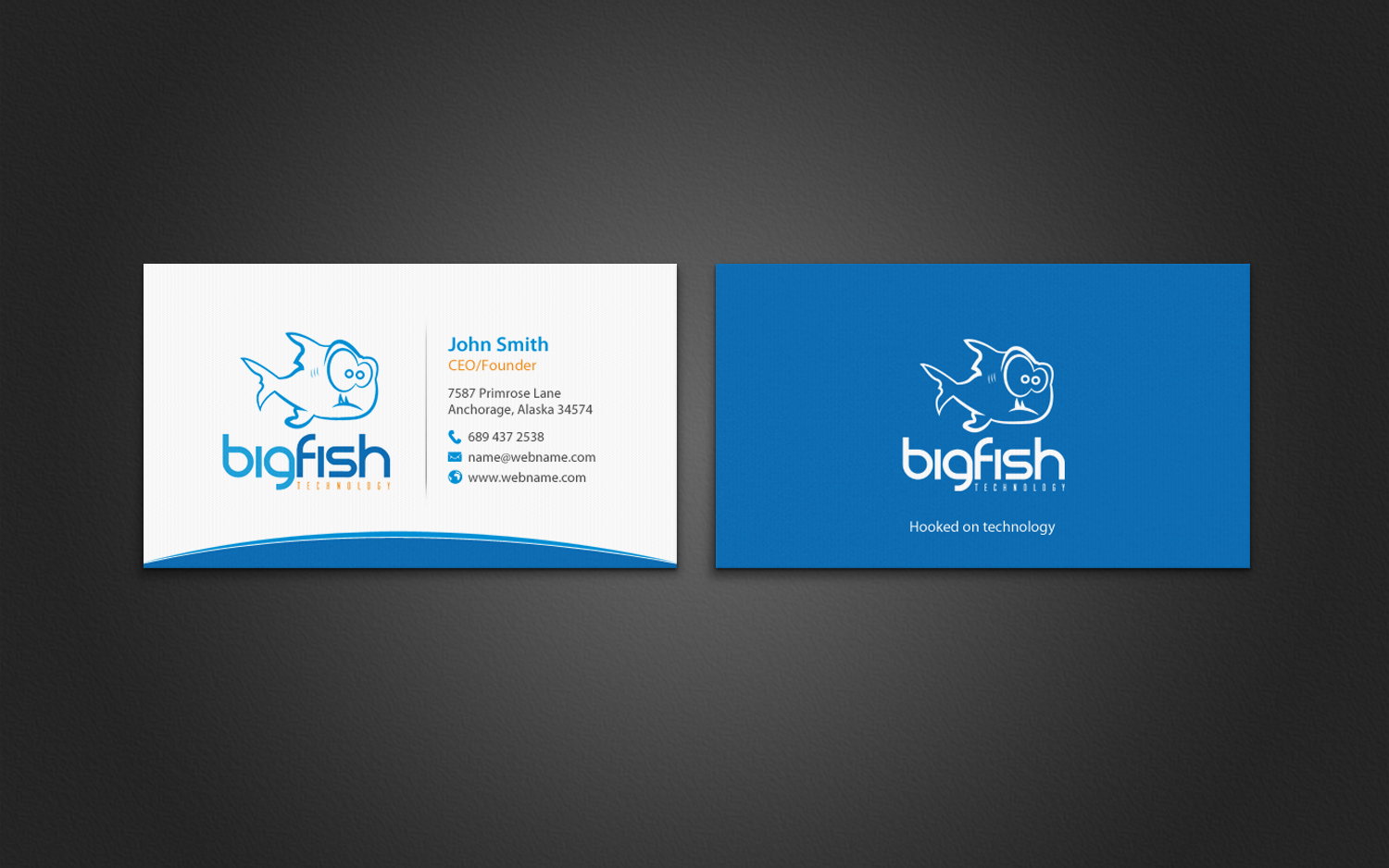 Business Card Design by chandrayaan.creative for Big Fish Computers | Design #8391829