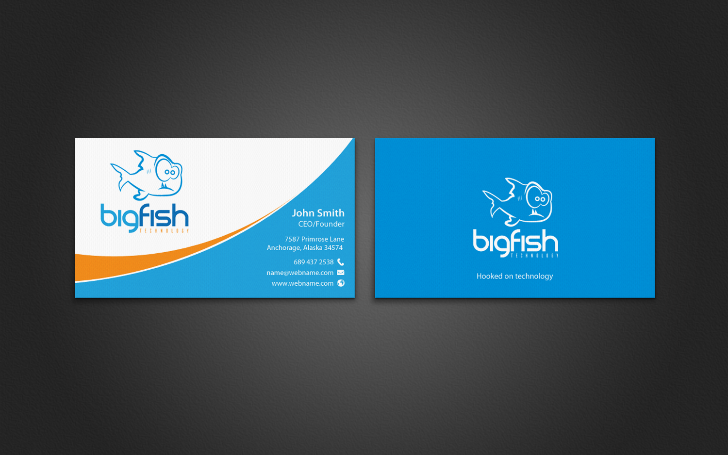 Business Card Design by chandrayaan.creative for Big Fish Computers | Design #8391830