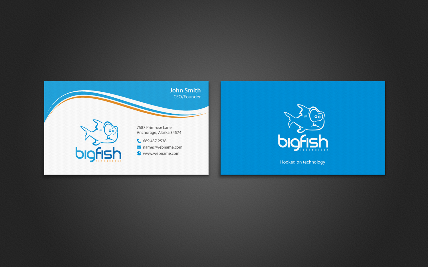 Business Card Design by chandrayaan.creative for Big Fish Computers | Design #8391831