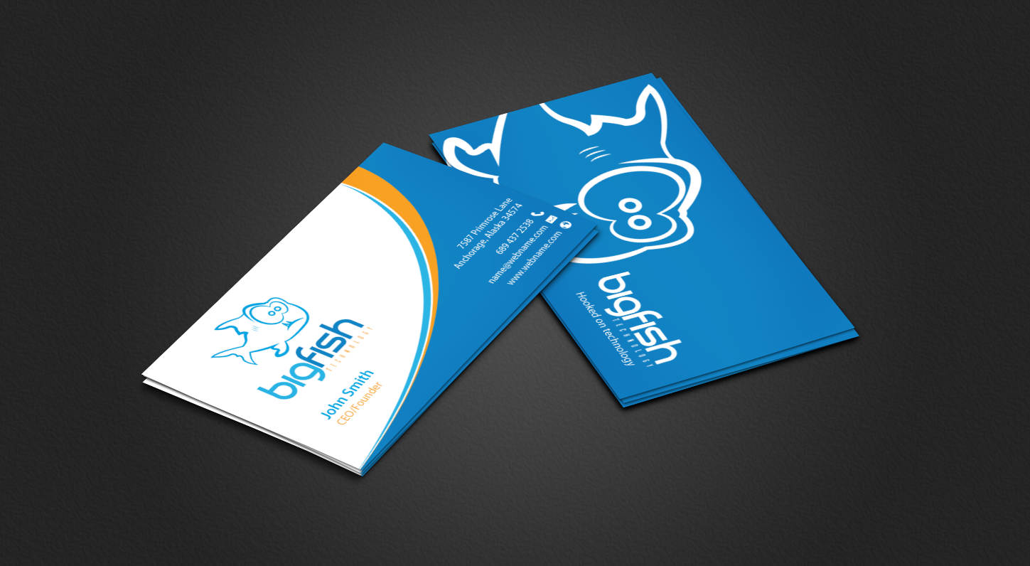 Business Card Design by chandrayaan.creative for Big Fish Computers | Design #8391832