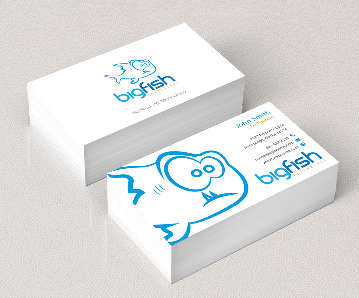 Business Card Design by chandrayaan.creative for Big Fish Computers | Design #8399184