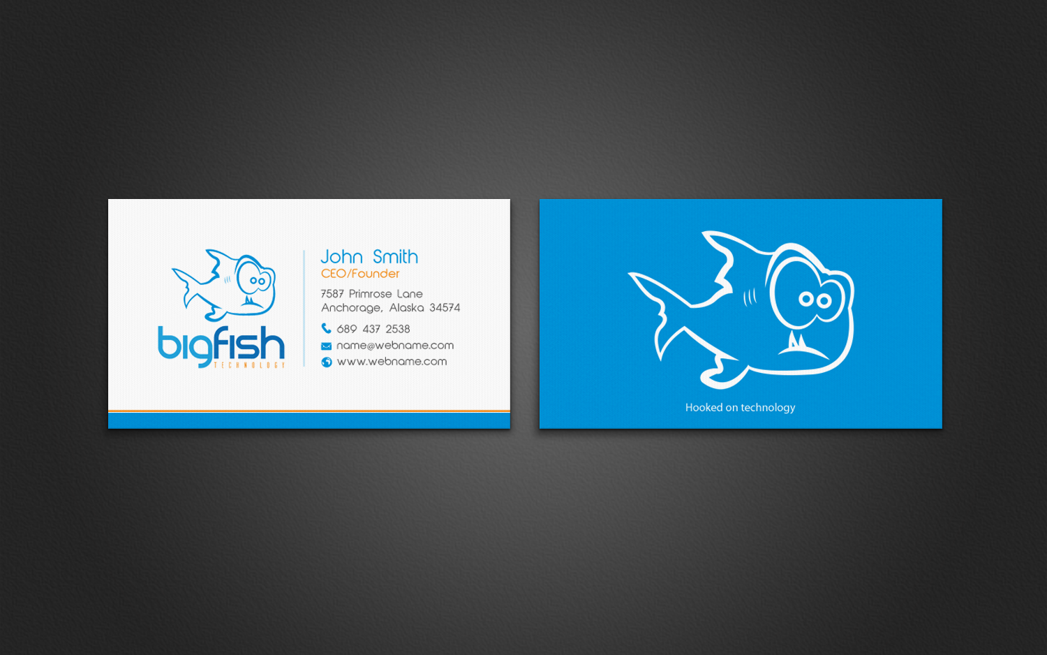 Business Card Design by chandrayaan.creative for Big Fish Computers | Design #8399187