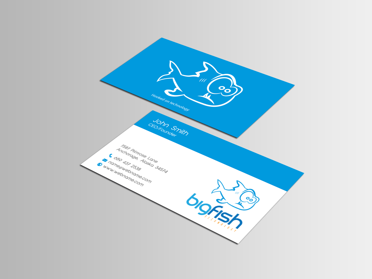 Business Card Design by chandrayaan.creative for Big Fish Computers | Design #8421816