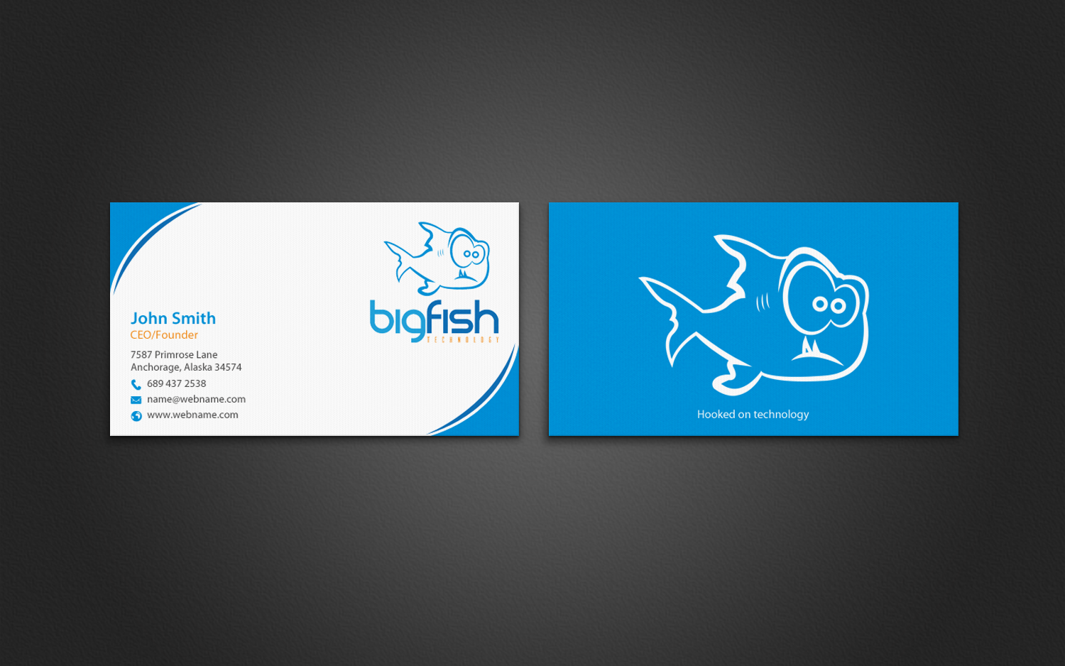 Business Card Design by chandrayaan.creative for Big Fish Computers | Design #8421817