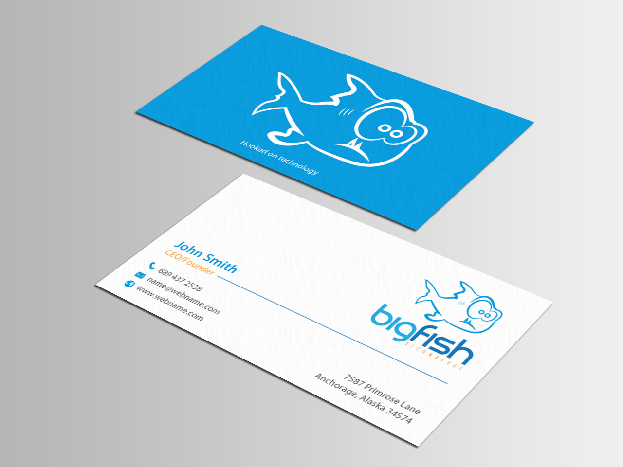 Business Card Design by chandrayaan.creative for Big Fish Computers | Design #8421819