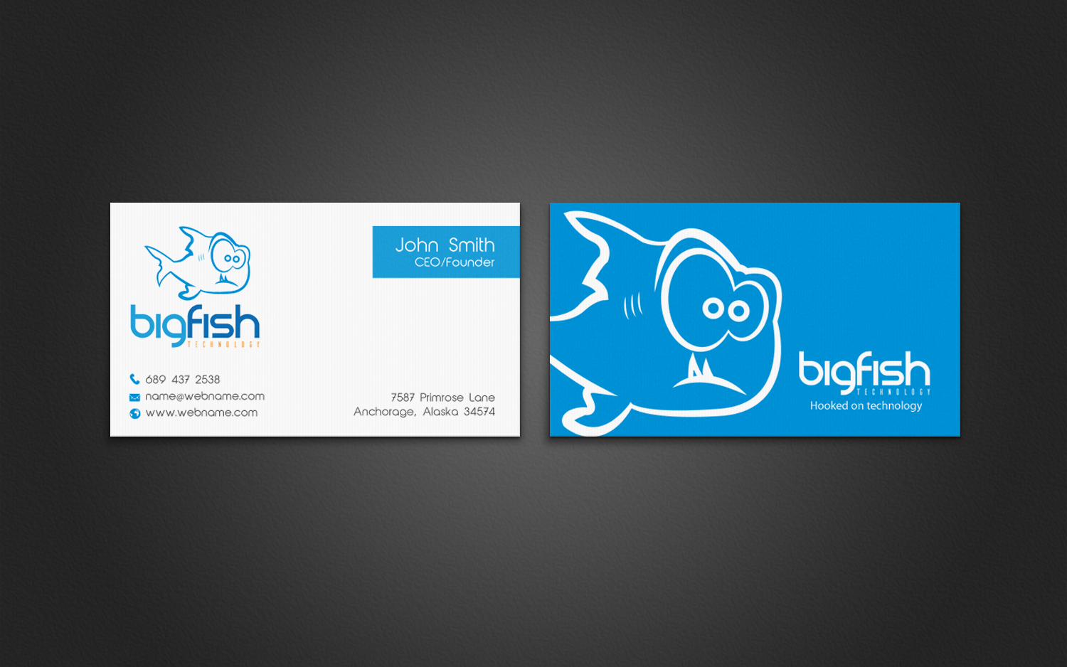 Business Card Design by chandrayaan.creative for Big Fish Computers | Design #8421821
