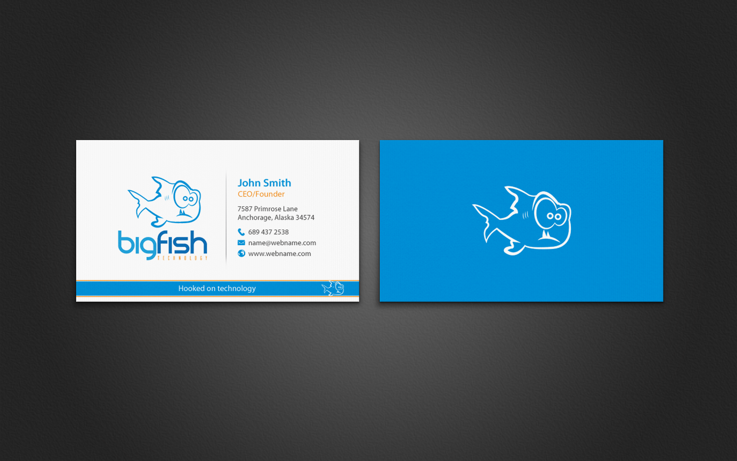 Business Card Design by chandrayaan.creative for Big Fish Computers | Design #8421824