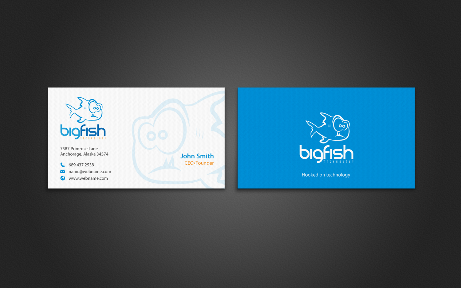 Business Card Design by chandrayaan.creative for Big Fish Computers | Design #8421825