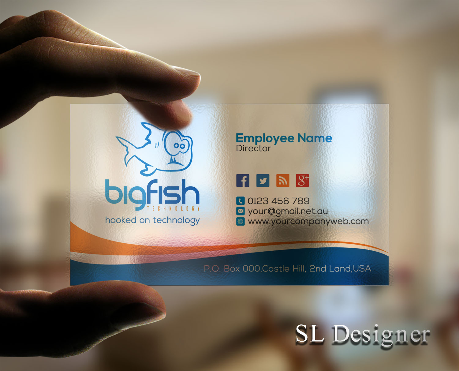 Business Card Design by SL Designer for Big Fish Computers | Design #8391200