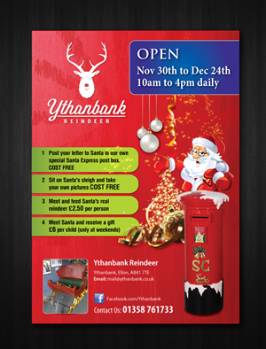 Flyer Design by Sbss for Ythanbank Reindeer | Design: #1974985