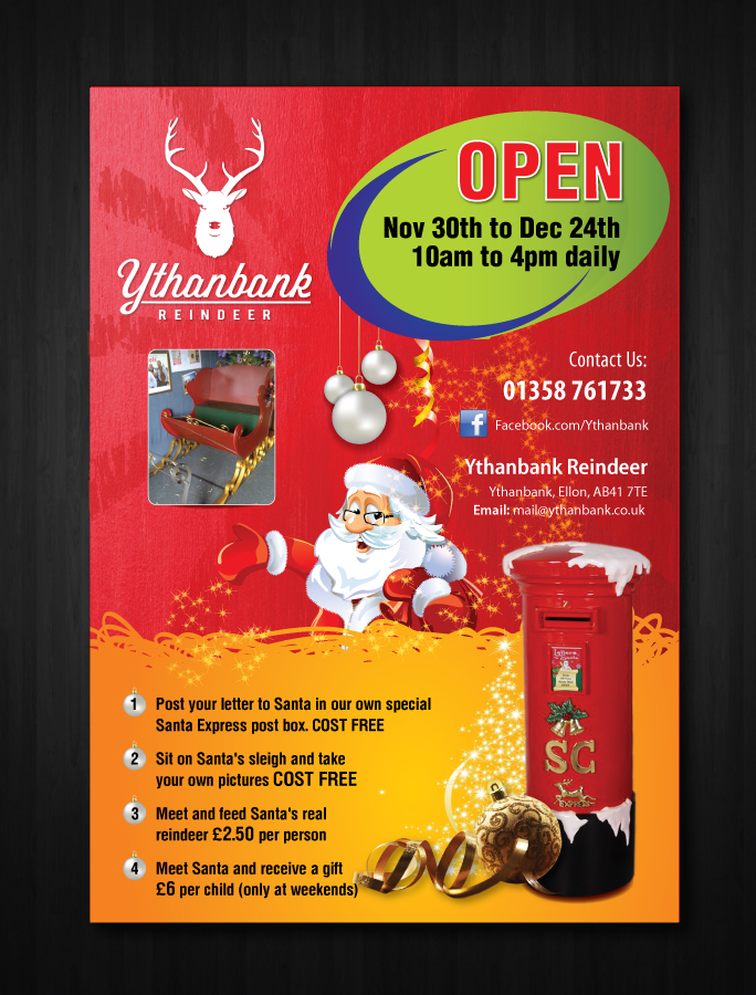 Flyer Design by Sbss for Ythanbank Reindeer | Design #1974992