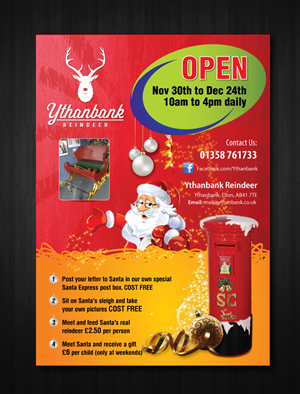Flyer Design by Sbss for Ythanbank Reindeer | Design: #1974992