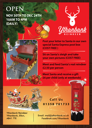 Flyer Design by Sbss for Ythanbank Reindeer | Design: #1975048