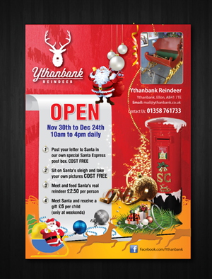 Flyer Design by Sbss for Ythanbank Reindeer | Design: #1975063
