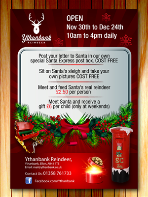 Flyer Design by Sbss for Ythanbank Reindeer | Design: #1975146