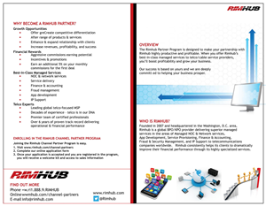 Brochure Design by Sbss for Rimhub, Inc. | Design: #1974930