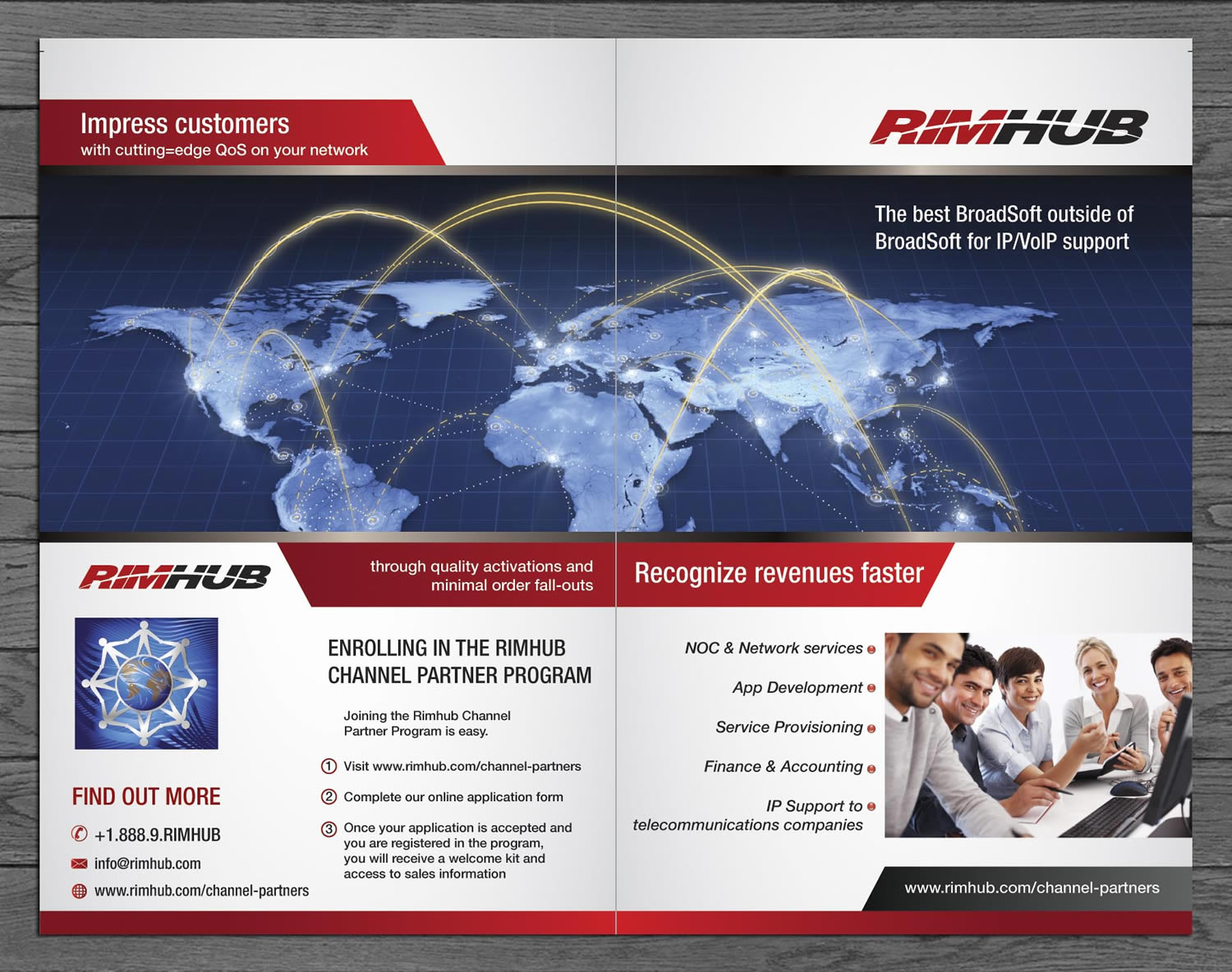 Brochure Design by Sbss for Rimhub, Inc. | Design #1975960