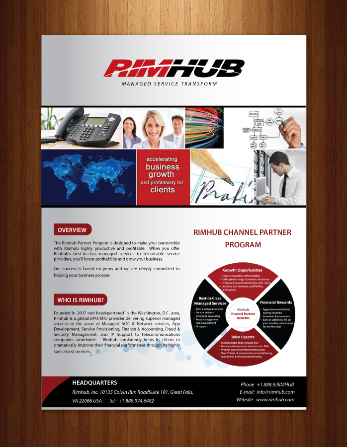 Design de Brochure par Sbss pour Rimhub, Inc. | Design #1976791