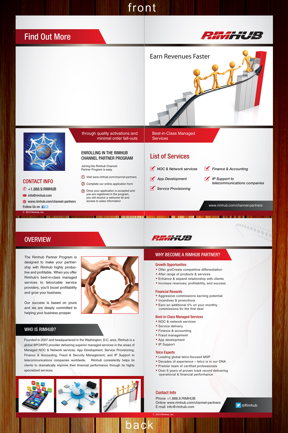 Brochure Design by Sbss for Rimhub, Inc. | Design #2001337