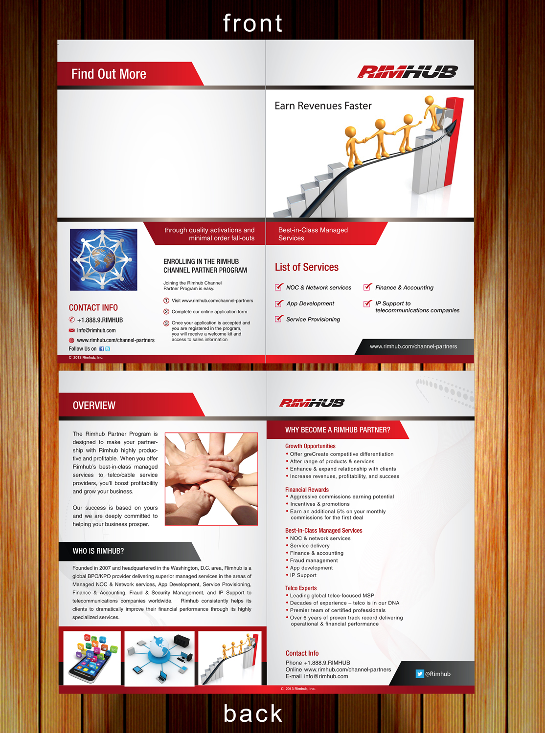 Brochure Design by Sbss for Rimhub, Inc. | Design #2003670