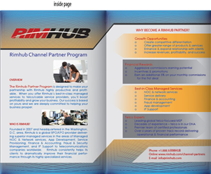 Brochure Design by raanvinu for Rimhub, Inc. | Design: #2026000