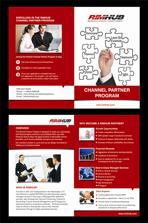 Brochure Design by rkailas for Rimhub, Inc. | Design: #2038576