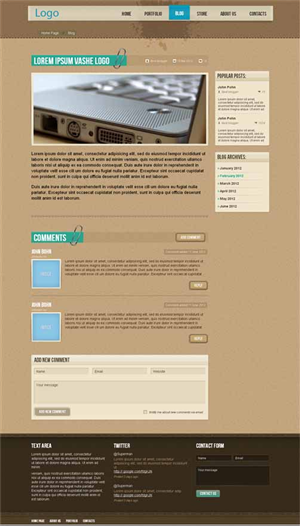 Wordpress Design by rajilesh for Digital Heritage Mapping, Inc. | Design #903962