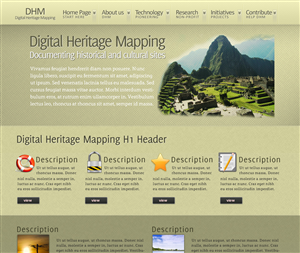 Diseño Wordpress por designer para Digital Heritage Mapping, Inc. | Diseño: #467557