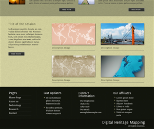 Diseño Wordpress por designer para Digital Heritage Mapping, Inc. | Diseño: #467558
