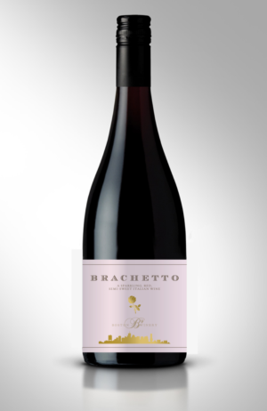 Boston Winery Brachetto, a swanky, elegant and Champagne style  | Diseño de Etiqueta por Milos Jovic