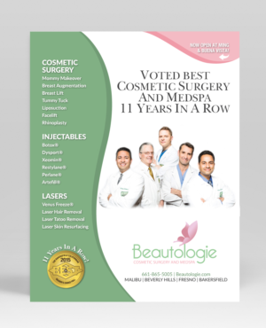 Back Cover of Magazine AD for Plastic Surgery Organization  | Diseño Publicitario por  maria.design