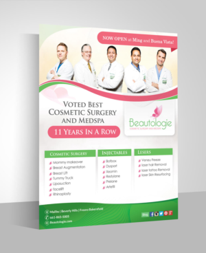 Back Cover of Magazine AD for Plastic Surgery Organization 