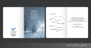 Card Design by  Najmi for Water Words That Work LLC | Design: #8425233