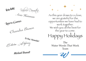 Card Design by ralfalopagusstudio for Water Words That Work LLC | Design: #8424856
