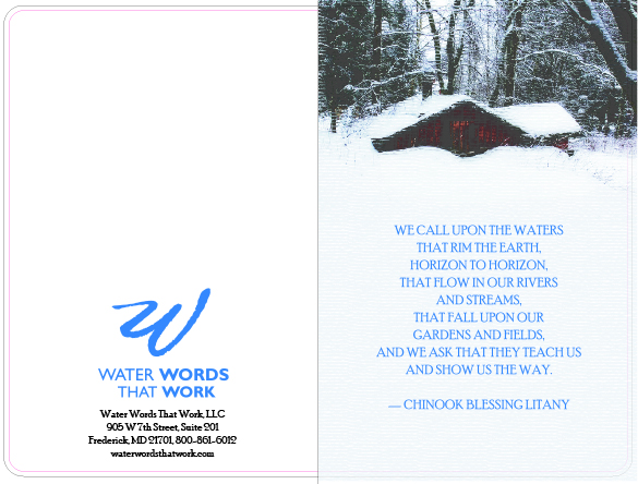 Card Design by january_vogel for Water Words That Work LLC | Design #8396957