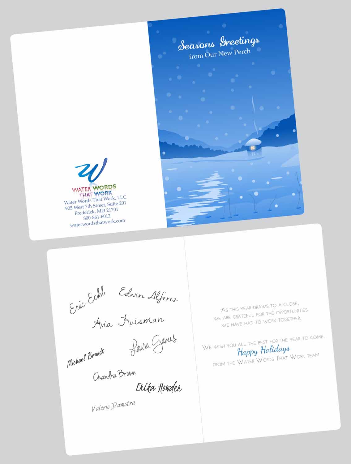Design de Carte par Sudhir Jhanjhot pour Water Words That Work LLC | Design #8420526