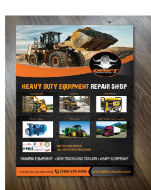 Flyer-Design von alex989 für drift production services | Design: #8415063
