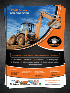 Flyer-Design von creative.bugs für drift production services | Design: #8500842