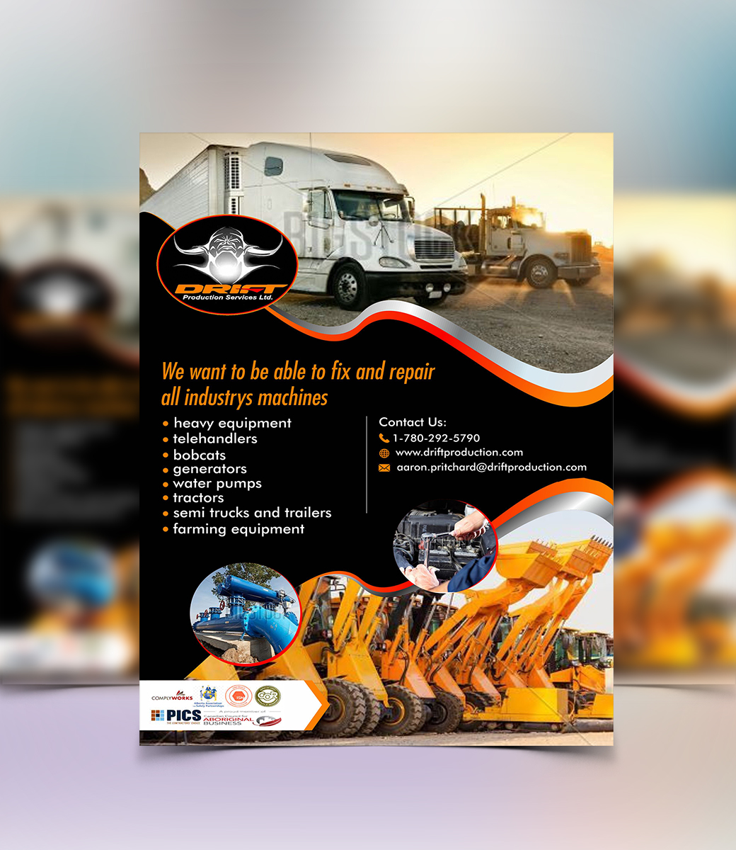 Flyer-Design von ecorokerz für drift production services | Design #8397896