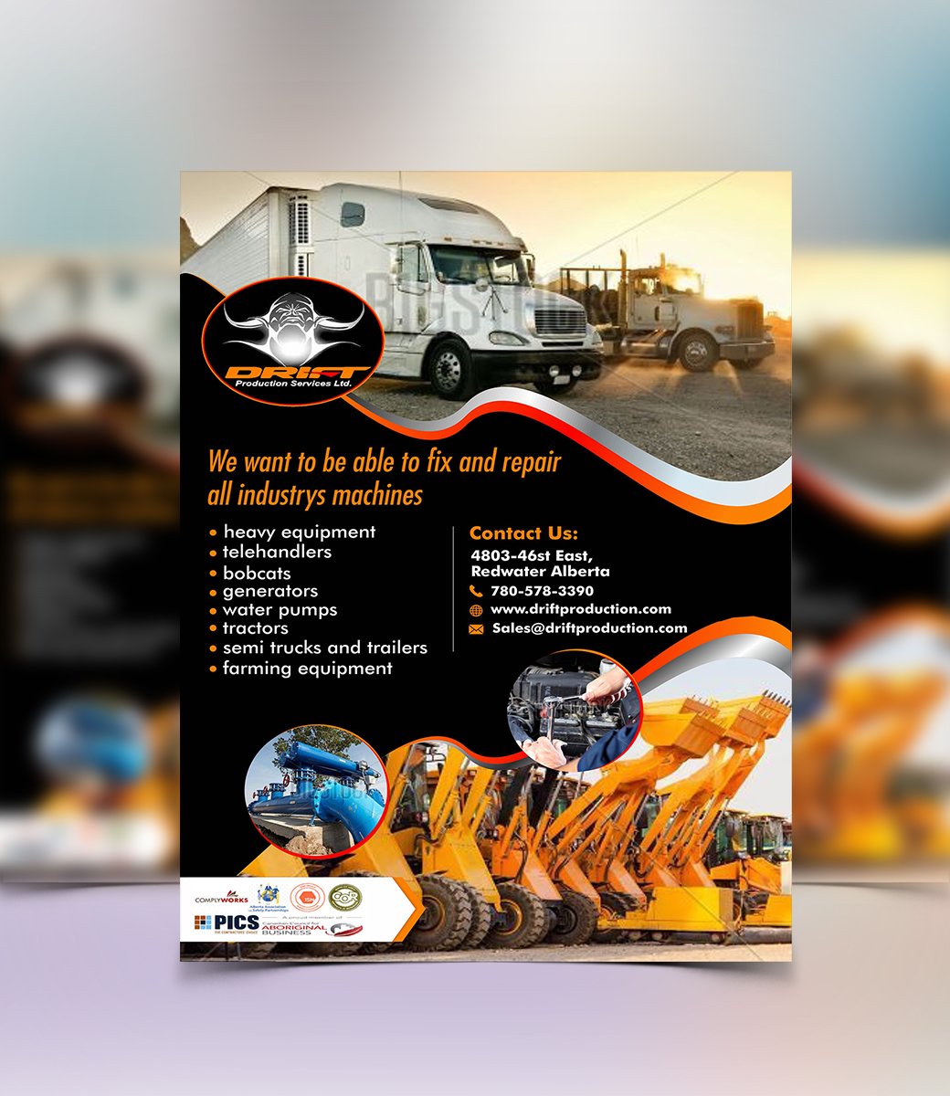 Flyer-Design von ecorokerz für drift production services | Design #8408599