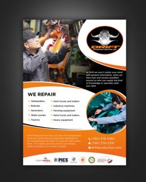 Flyer-Design von pivotaldesign.biz für drift production services | Design #8402180