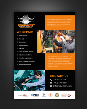Flyer-Design von pivotaldesign.biz für drift production services | Design: #8402184