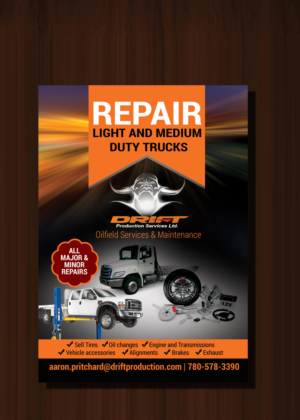 Flyer Design by uk for drift production services | Design: #8407957
